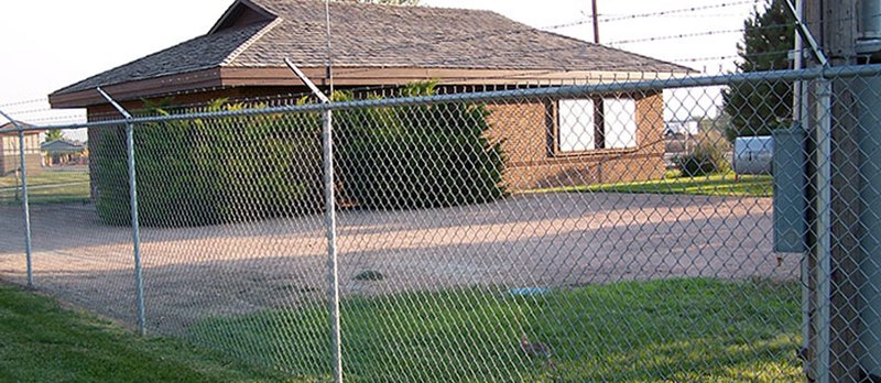 Sturdy residential chain link fence