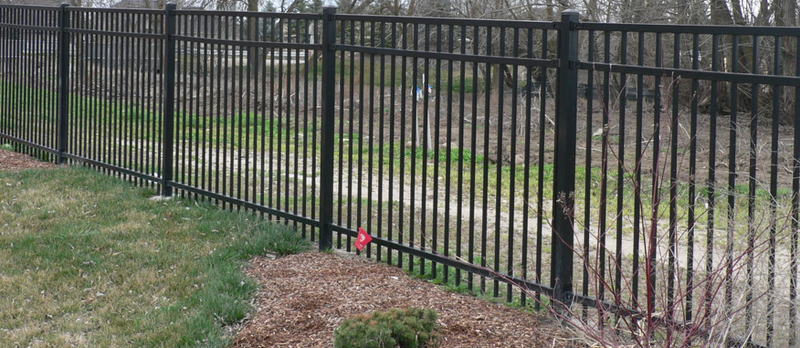 Simple wrought iron fence panels have a stylish look and offer optimal protection to your home.