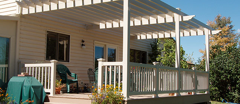 Custom vinyl pergola is the best choice for your backyard