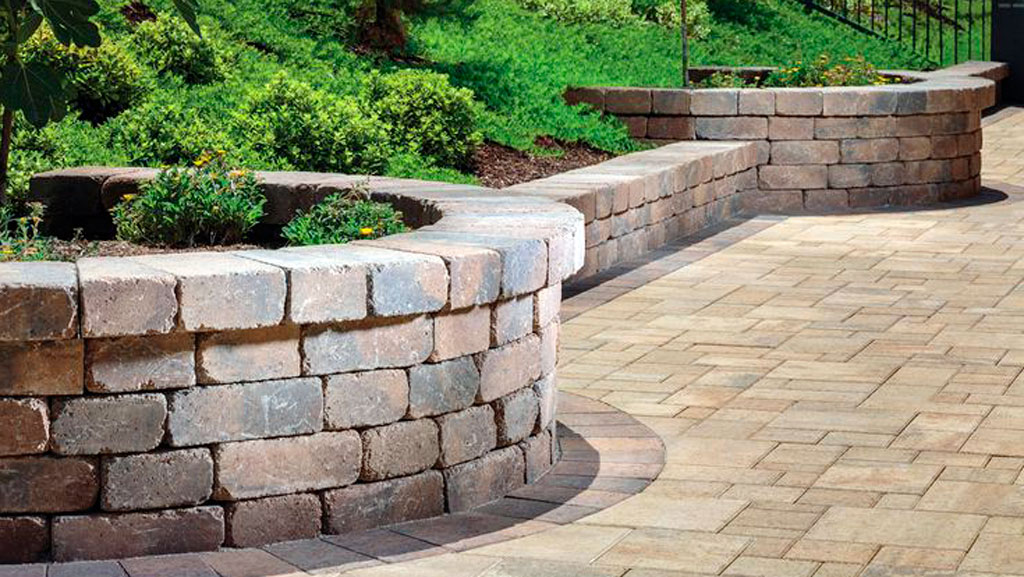 Retaining Walls And Hardscapes, Garden Wall Blocks Ideas For School